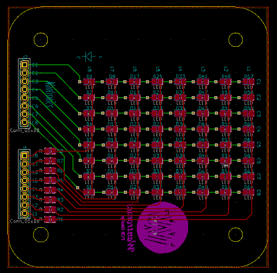 layout placa de circuito impresso