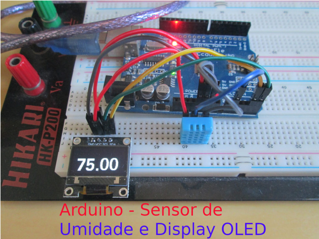 Sensor de umidade DHT11 e arduino