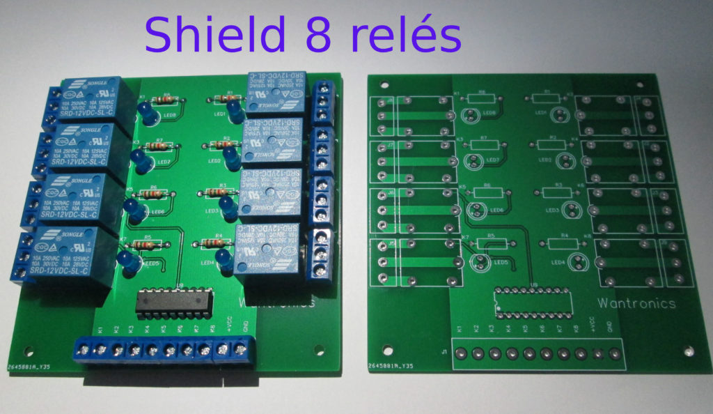 Shield 8 relés