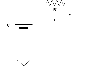 Circuito elétrico com apenas um resistor