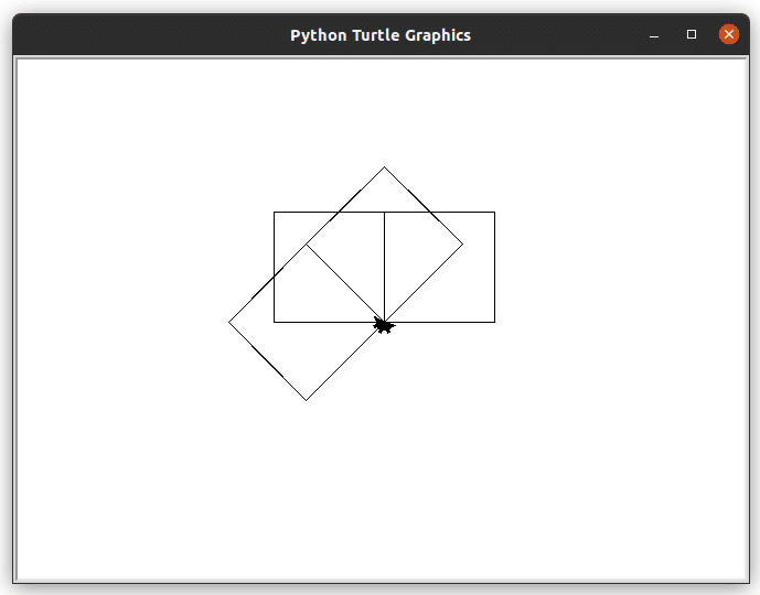 Desenhando vários quadrados com turtles