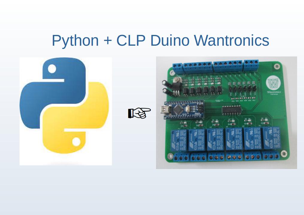 Como controlar o CLP Duino pela USB usando Python