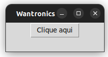 Botão da IED em Python