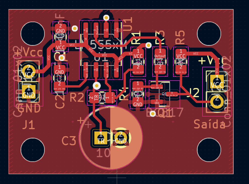 Projeto de PCB