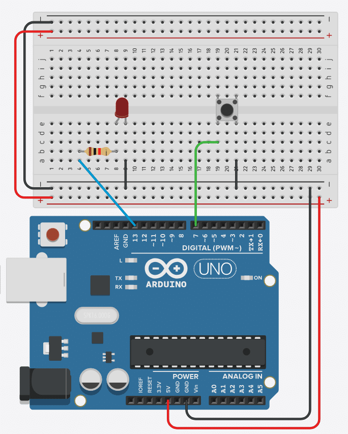 Arduino sem resistor de pulldown