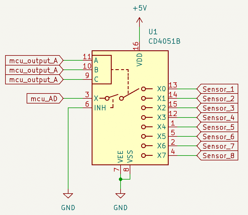 Multiplexador CD4051