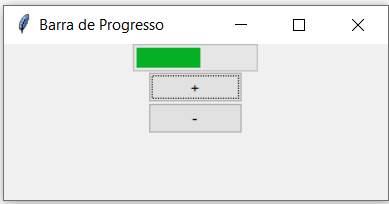 Janela com barra de progresso em Python