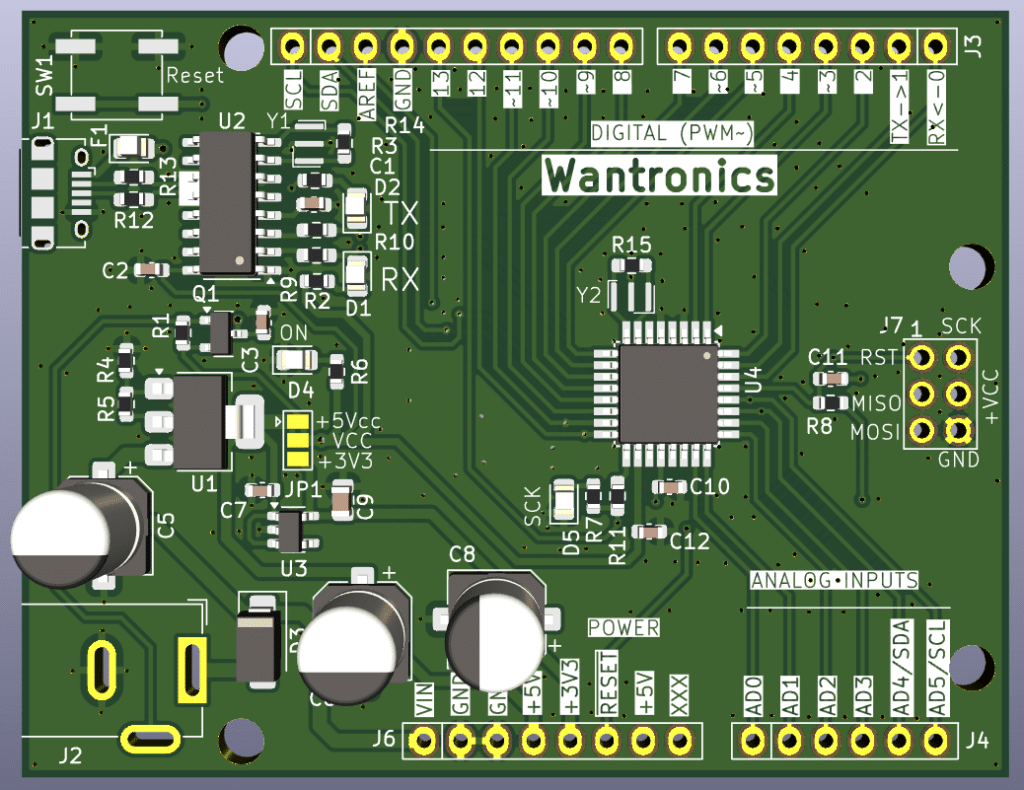 Wantronics Duino PCB